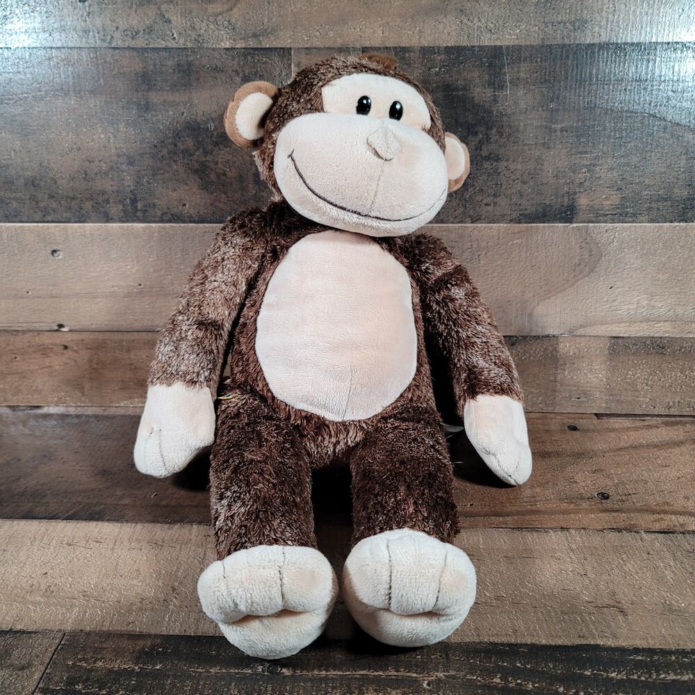 Build A Bear Smiling Monkey Plush Soft Toy Stuffed Animal 19"